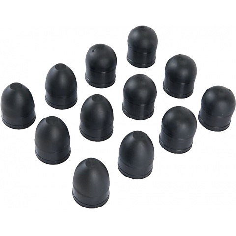Atlas Custom Works 12 Replacement 40mm M203 Rubber Bullets - BLACK