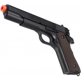 Double Bell M1911 GBB Airsoft Pistol Type 1 (Low Velocity) - BLACK