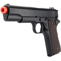 Double Bell M1911 GBB Airsoft Pistol Type 1 (Low Velocity) - BLACK