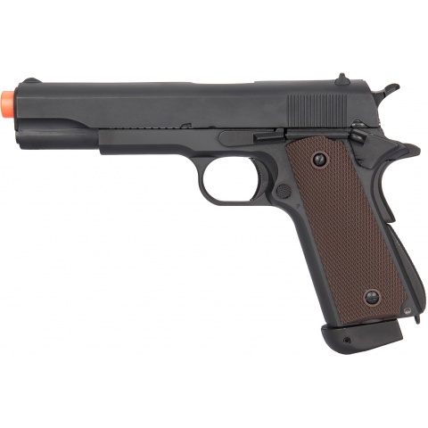 Double Bell M1911 CO2 Airsoft Pistol Type 1 (High Velocity) - BLACK