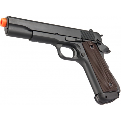 Double Bell M1911 CO2 Blowback Airsoft Pistol (400+ FPS) - BLACK