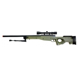WellFire MK96 AWP Bolt Action Airsoft Sniper Rifle - OD GREEN