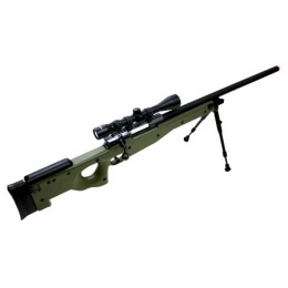 WellFire MK96 Bolt Action AWP Sniper Rifle w/ Scope and Bipod - OD