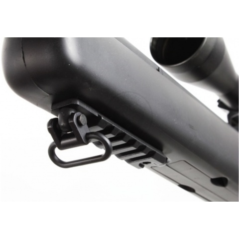 WellFire Bolt Action VSR Airsoft Sniper Rifle w/ 3-9x40 Scope - BLACK