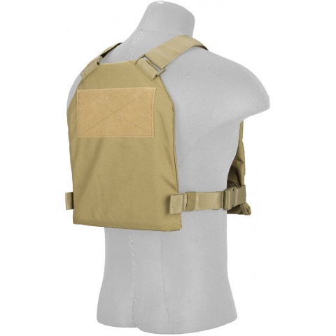 Lancer Tactical Standard Issue 1000D Nylon Tactical Vest (Tan)