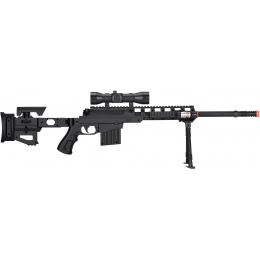 UK Arms Fully Loaded Tactical Quad RIS Sniper Rifle - BLACK