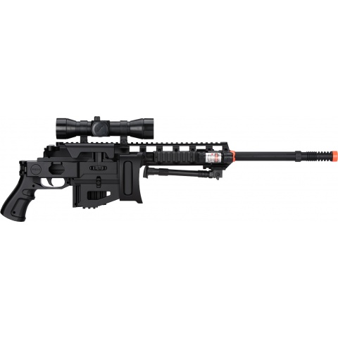 UK Arms Fully Loaded Tactical Quad RIS Sniper Rifle - BLACK
