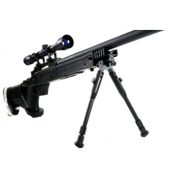 WellFire SR-22 Bolt Action Type 22 Sniper Rifle w/ Scope & Bipod - BLK