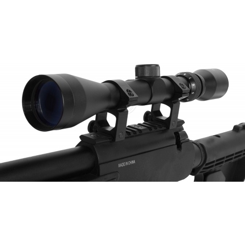 Well APS SR-2 Modular Bolt Action Airsoft Sniper Rifle w/ Scope - BLACK