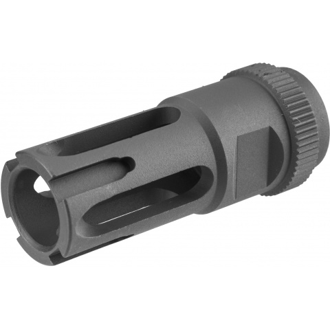 ARES 14mm Clockwise M16 Flash Hider (Type D) - BLACK