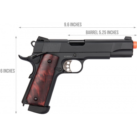 Double Bell M1911A1 CO2 Blowback Airsoft Pistol (High Velocity)