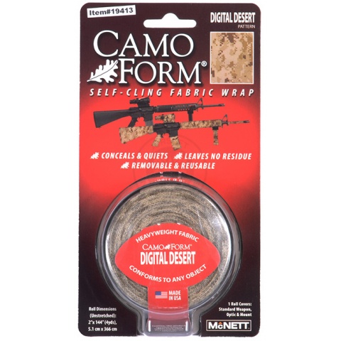 McNETT Airsoft Protective Camouflage Fabric Wrap - Digital Desert Camo