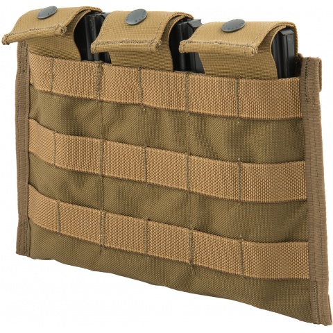 Flyye Industries Snap Button Triple M4/M16 Magazine Pouch - COYOTE BROWN