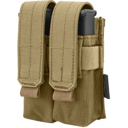 Flyye Industries MOLLE Double Pistol Magazine Pouch - COYOTE BROWN