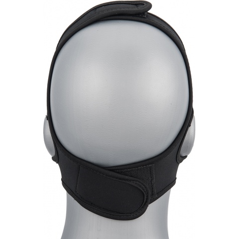 WoSport Yokai Ogre Half Face Mask w/ Soft Padding - GREEN/GOLD