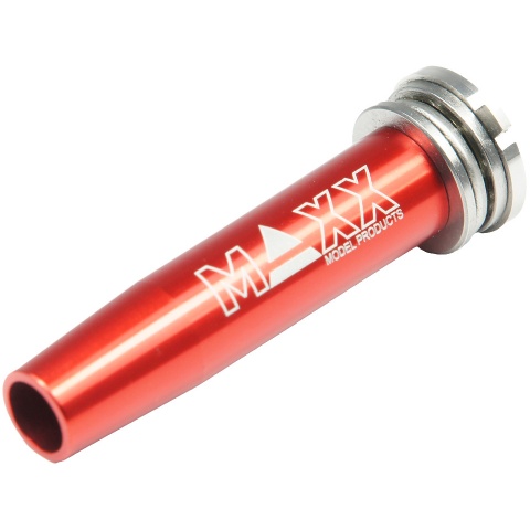 Maxx Model CNC Stainless Steel/Aluminum Spring Guide - RED