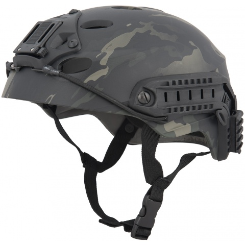 Lancer Tactical Special Forces Recon Tactical Helmet - MULTICAM BLACK