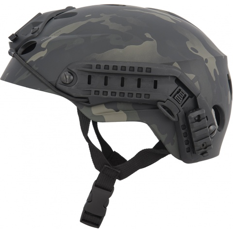Lancer Tactical Special Forces Recon Tactical Helmet - CAMO BLACK