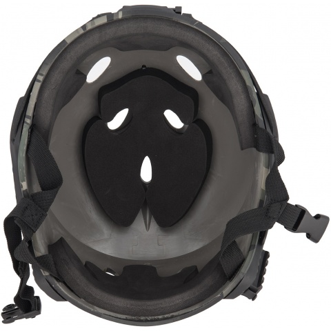 Lancer Tactical Special Forces Recon Tactical Helmet - CAMO BLACK