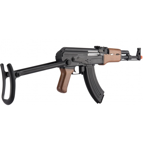JG Full Metal AK-47 Faux Wood Metal Gearbox AEG Rifle - BLACK