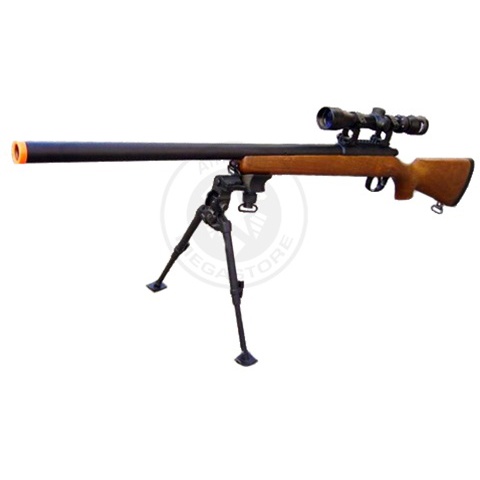 AGM Bolt Action VSR-10 Airsoft Sniper Rifle w/ 4-9x32 Scope + Bipod