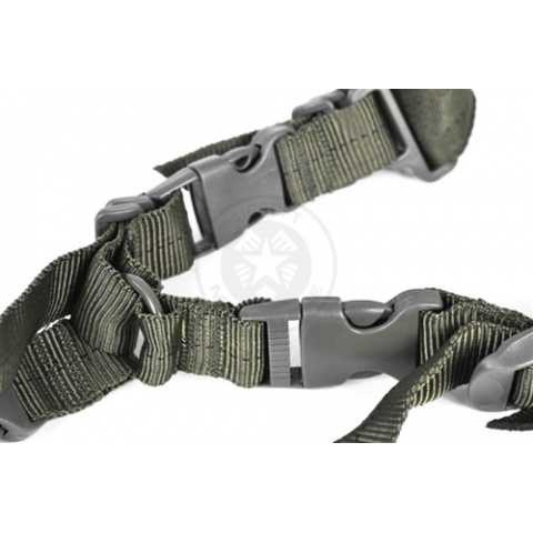 NcStar 2 Point Tactical Sling System (Convertible) - OD