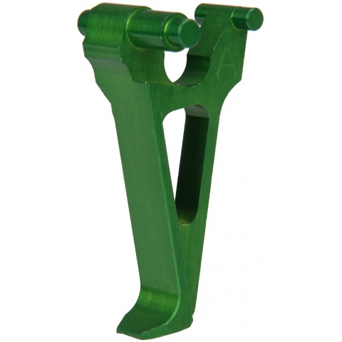 Retro Arms Anodized Aluminum Trigger for AK Series - GREEN (Type A)