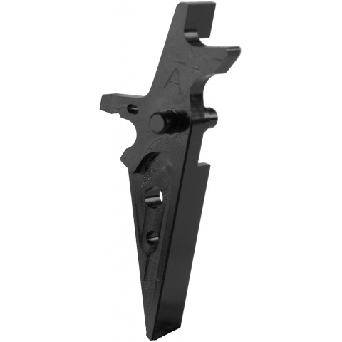 Retro Arms Anodized Aluminum Trigger for AR15 Series - BLACK (Type A)