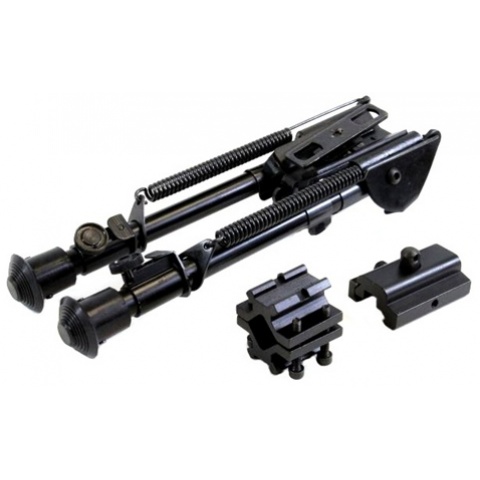 NcStar Precision-Grade Full Size Bipod w/ 3 Mount Adapters - 7