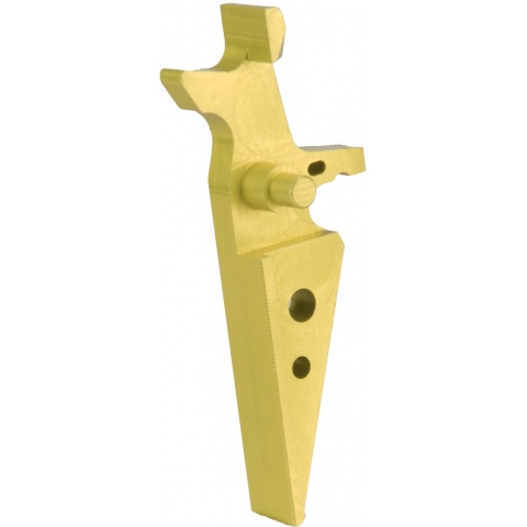 Retro Arms Anodized Aluminum Trigger for AR15 Series - YELLOW (Type A)