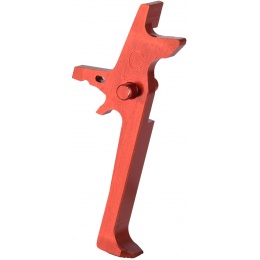 Retro Arms Anodized Aluminum Trigger for AR15 Series - RED (Type C)