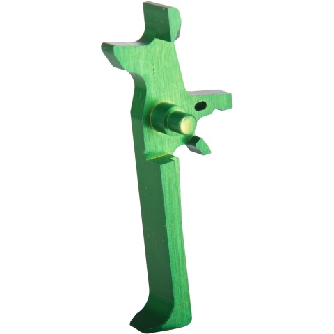 Retro Arms Anodized Aluminum Trigger for AR15 Series -  GREEN (Type C)