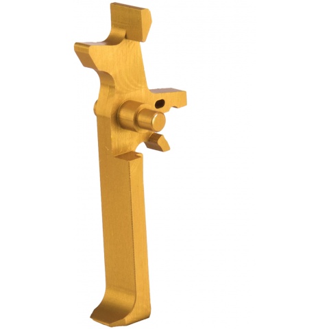 Retro Arms Anodized Aluminum Trigger for AR15 Series - GOLD (Type C)