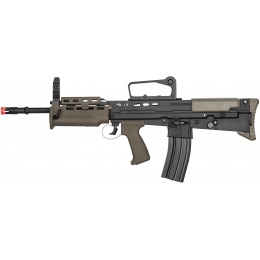 ICS L85 A2 Airsoft Carbine AEG Rifle - BLACK/OD GREEN