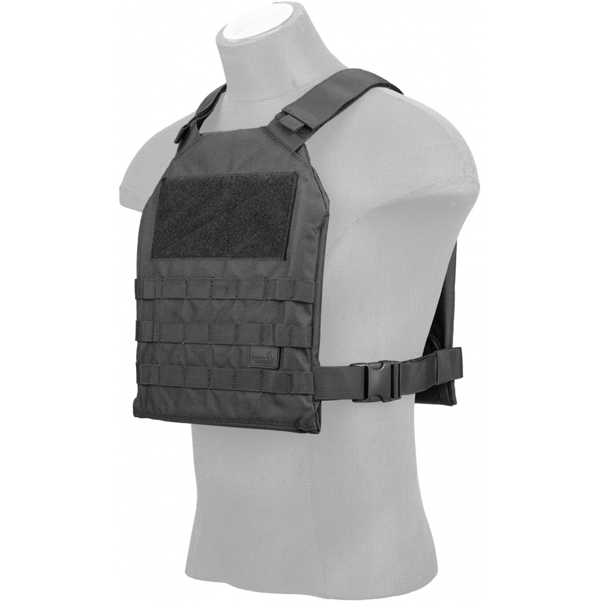 Lancer Tactical Standard Issue 1000D Nylon Tactical Vest (Black