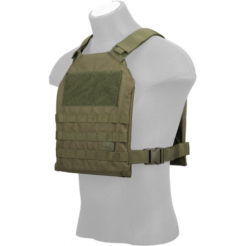 Lancer Tactical Standard Issue 1000D Nylon Tactical Vest (OD Green)
