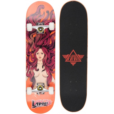 L-Sport Redheaded Beauty Complete Skateboard (8.0