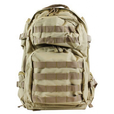 NcStar Tactical MOLLE Backpack - Desert Tan