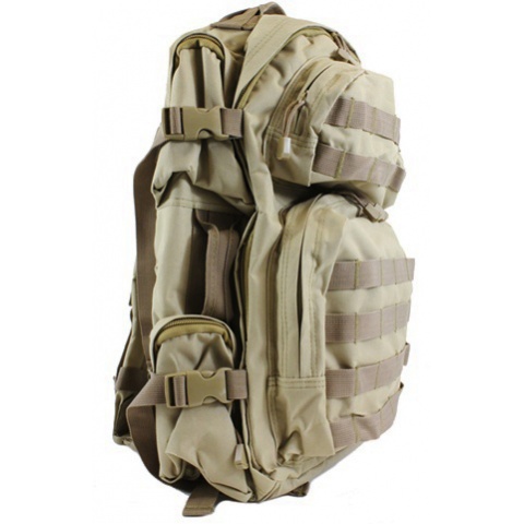 NcStar Tactical MOLLE Backpack - Desert Tan