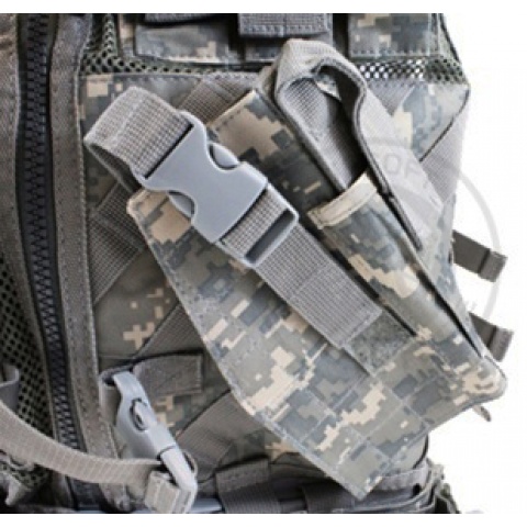 NcStar Airsoft Cross Draw Tactical Vest w/ Holster - ACU