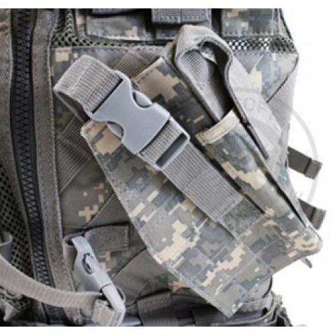 NcStar Airsoft Cross Draw Tactical Vest w/ Holster - ACU