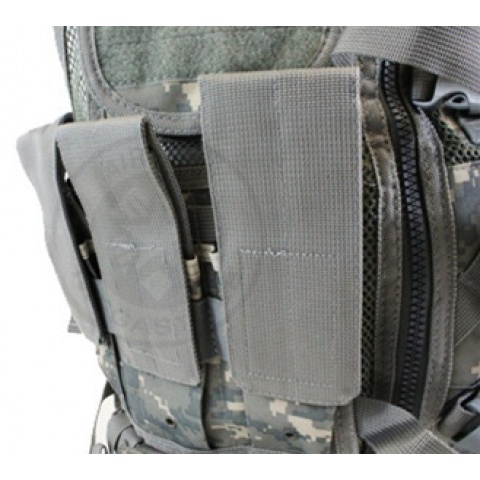 NcStar Airsoft Cross Draw Tactical Vest w/ Holster - ACU