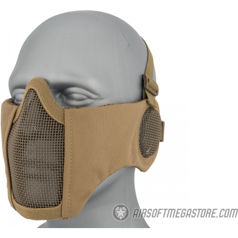G-Force Tactical Elite Face and Ear Protective Mask (Color: Tan)