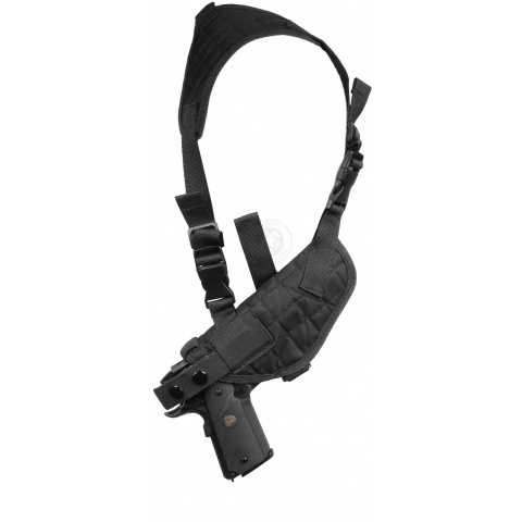 NcStar Tactical Police Shoulder Gun Pistol Holster - BLACK
