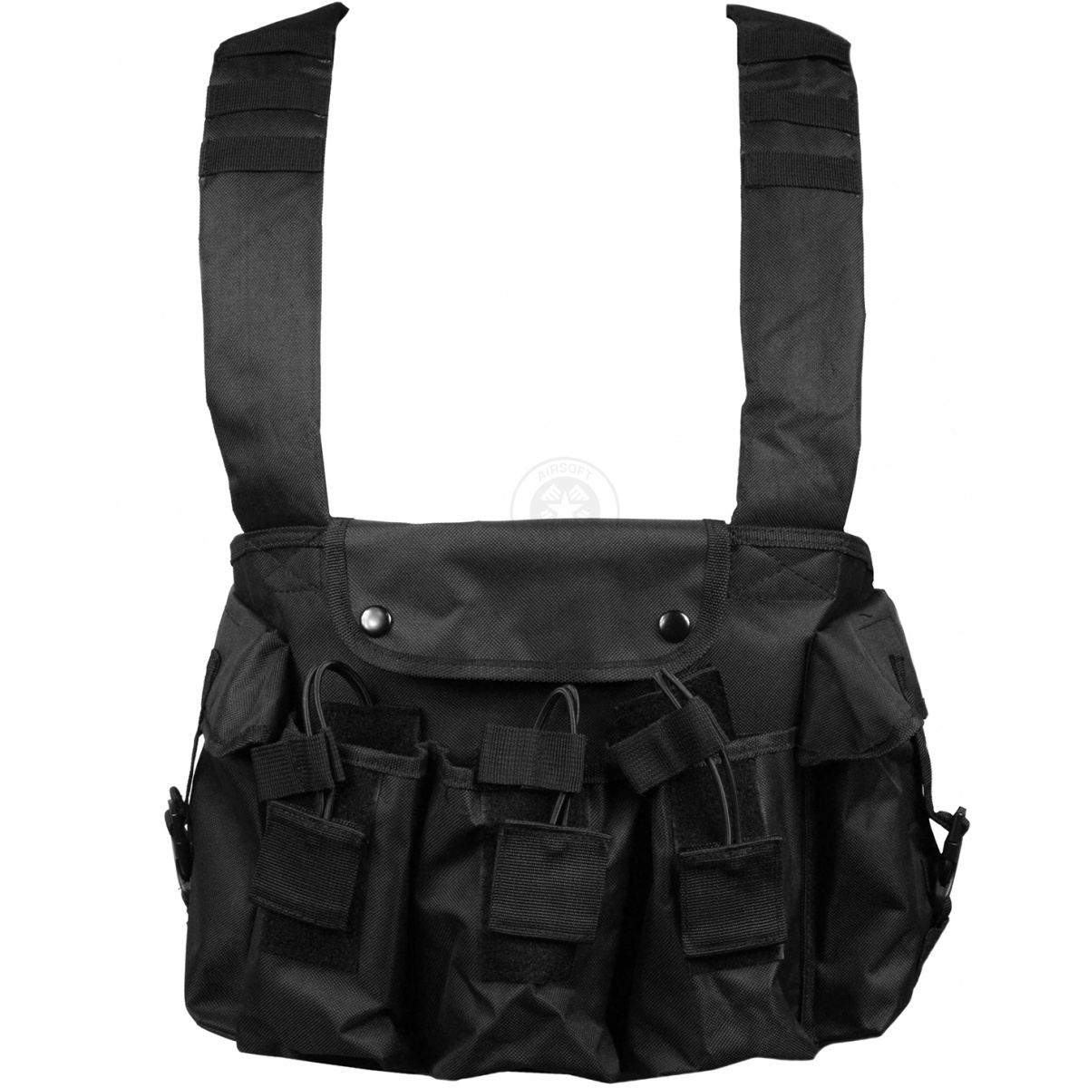 NcStar Tactical 6 Pocket AK Chest Rig Black Airsoft Megastore
