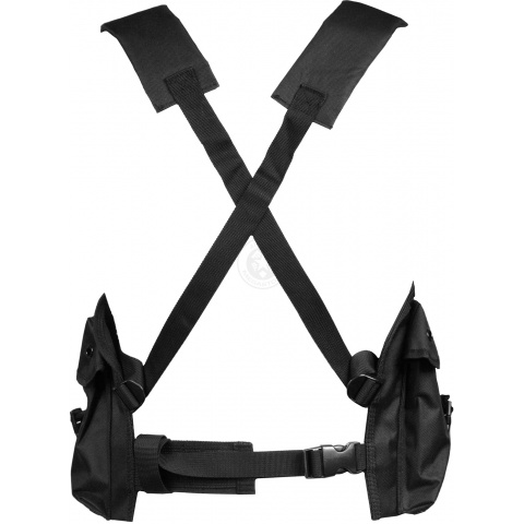 NcStar Tactical 6 Pocket AK Chest Rig - Black