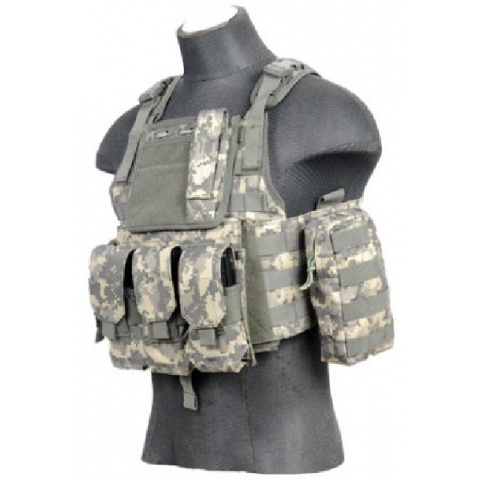Lancer Tactical CA-305A Gear Plate Carrier Vest (1000D Nylon) - ACU