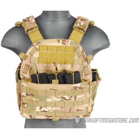 Lancer Tactical 1000D Nylon Airsoft MOLLE Tactical Vest (Camo)