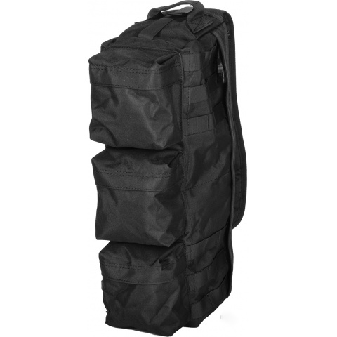Lancer Tactical Airsoft Utility 1000D Nylon Go Pack Shoulder Bag - BLACK