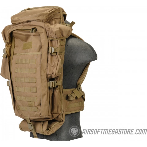 Lancer Tactical 1000D Nylon Airsoft Rifle Backpack - KHAKI